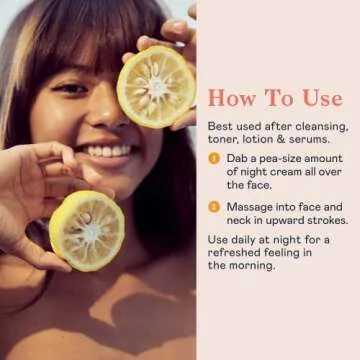 Erborian-Yuza Sorbet-Vitamin C Night Cream-Nourishing & Hydrating Moisturizer To Boost Radiance, Soothe Dehydrated Face Skin & Help Fight Signs Of Aging - Reinforced Nighttime Emulsion-1.7 Oz