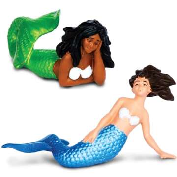 Safari Ltd Mermaids TOOB - 6 Enchanting Figures for Kids