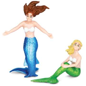Safari Ltd Mermaids TOOB - 6 Enchanting Figures for Kids