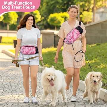Convenient Dog Treat Pouch Perfect for Training and Walks