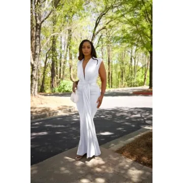 Elegant Memoriesea Deep V Neck Bodycon Dress for Women