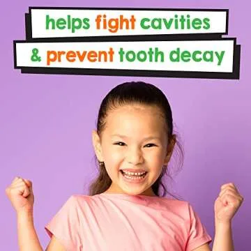 TheraBreath Kids Mouthwash with Fluoride, Organic Grapes Galore, Anticavity, Dentist Formulated, 16 ...