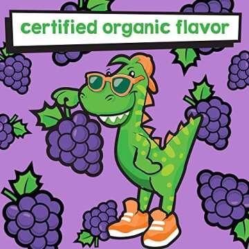 TheraBreath Kids Mouthwash with Fluoride, Organic Grapes Galore, Anticavity, Dentist Formulated, 16 Fl Oz