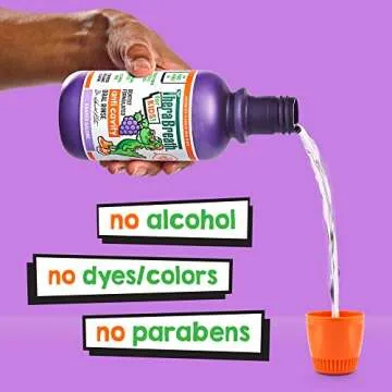 TheraBreath Kids Mouthwash with Fluoride, Organic Grapes Galore, Anticavity, Dentist Formulated, 16 Fl Oz