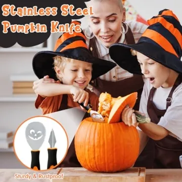 Halloween Pumpkin Carving Set - 25 PCS Ultimate Kit