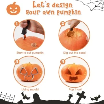 Halloween Pumpkin Carving Set - 25 PCS Ultimate Kit