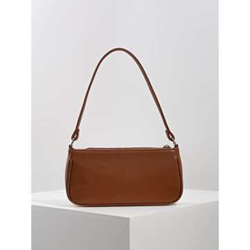 NIUEIMEE ZHOU Checkered Checkerboard Shoulder Bag for Women Retro Vegan Leather Classic Clutch Tote ...