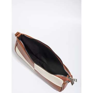 NIUEIMEE ZHOU Vegan Leather Checkerboard Shoulder Bag