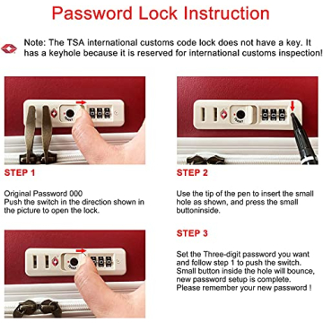 NZBZ Vintage 3-Piece Luggage Set for Stylish Travelers