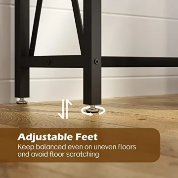 Stylish SUPRJARE Console Table with Charging Ports