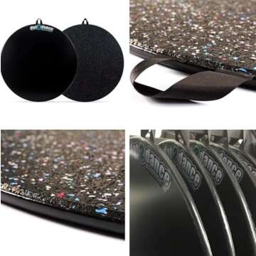 dot2dance Portable Dance Floor 32 inches, Marley Flooring Ballet Training Equipment, Tap Dance Floor, Turning Boards for Dancers & Figure Skating Practice Mat, Tap Board for Tap Dancing, Practice Pirouette