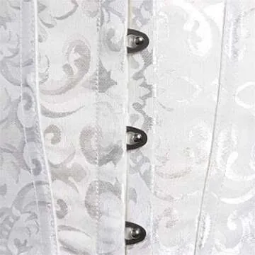 KSHUN Bustier Corset Sexy Satin Overbust Top