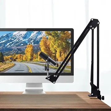 Shure SM7B and MV7 Mic Boom Arm Desk Stand