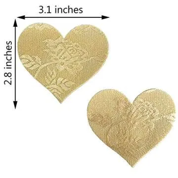 IKAXON Sexy pasties nipple covers-Multi Design nipple stickers Disposable Adhesive Waterproof