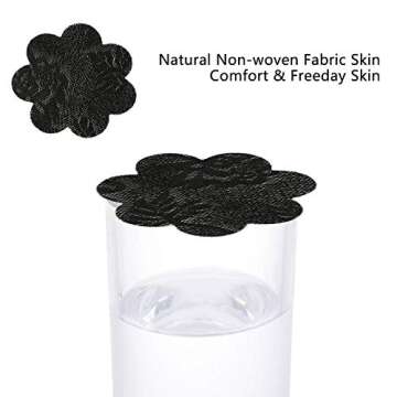 IKAXON Sexy pasties nipple covers-Multi Design nipple stickers Disposable Adhesive Waterproof