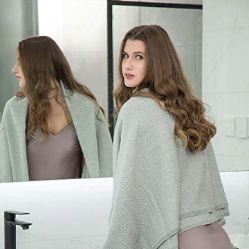 BOURINA Decorative Faux Cashmere Throw Blanket 50" x 60"