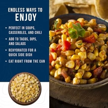 Augason Farms Sweet Corn - Freeze Dried for Emergencies & Meals