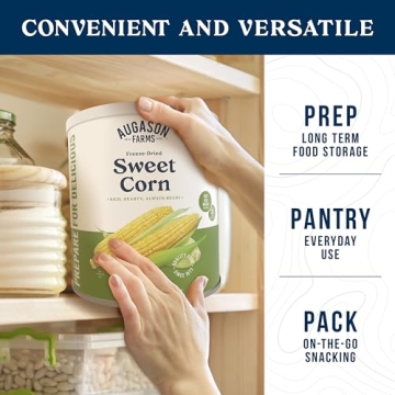 Augason Farms Sweet Corn - Freeze Dried for Emergencies & Meals