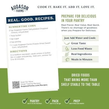 Augason Farms Sweet Corn - Freeze Dried for Emergencies & Meals