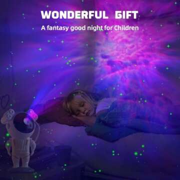 Star Projector Night Lights for Kids,Tiktok Astronaut Nebula Galaxy Lights for Bedroom,Gaming Room Décor Aesthetic,Remote Control Timing and 360°Rotation Magnetic Head