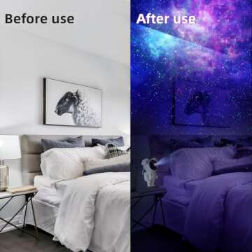 Star Projector Night Lights for Kids,Tiktok Astronaut Nebula Galaxy Lights for Bedroom,Gaming Room Décor Aesthetic,Remote Control Timing and 360°Rotation Magnetic Head