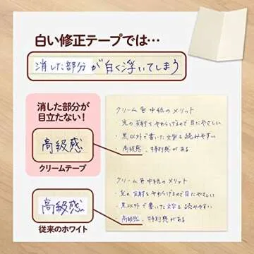 PLUS WH-814Y Cream Correction Tape for Clean Edits