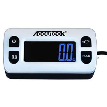 ACCUTECK ShipPro 110lbs x 0.1 oz. Digital Shipping Postal Scale, Black (W-8580-110-Black)