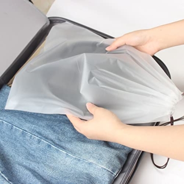 JSIWOTH 12Pcs Waterproof Shoe Bags for Travel Organization