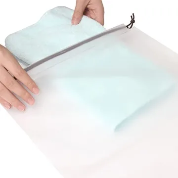 JSIWOTH 12Pcs Waterproof Shoe Bags for Travel Organization