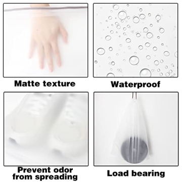 JSIWOTH 12Pcs Waterproof Shoe Bags for Travel Organization