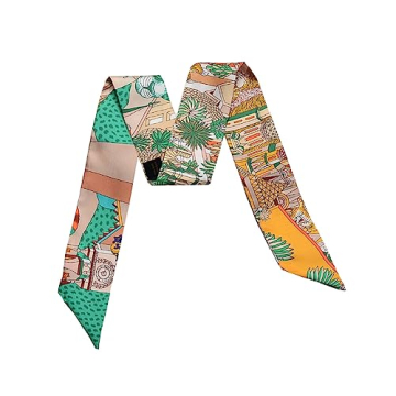 Stylish JERLA 100% Mulberry Silk Scarf for Women