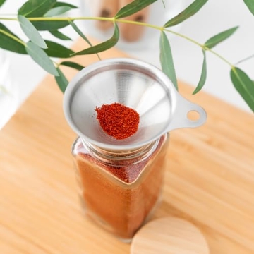 Savvy & Sorted Glass Spice Jars Set 24PK with Accessories