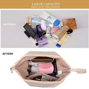 Abiudeng Waterproof Makeup Bag for Travel & Organization
