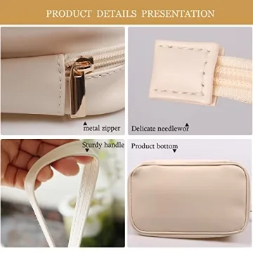 Abiudeng Waterproof Makeup Bag for Travel & Organization