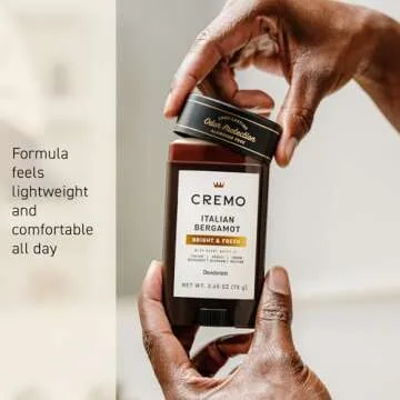 Cremo Italian Bergamot Deodorant - 48hr Odor Protection