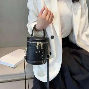Stylish PU Leather Crossbody Bag for Daily Use