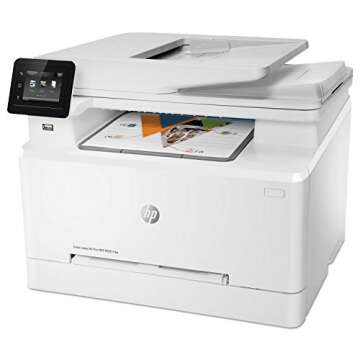HP LaserJet Pro M281fdw All-in-One Wireless Color Laser Printer, Works with Alexa (T6B82A)