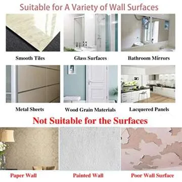 DDMY 24 Pack Adhesive Hooks - Durable, Reusable & Clear