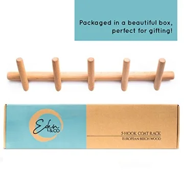 Eden & Co Stylish Wall Mounted Coat Rack for Home