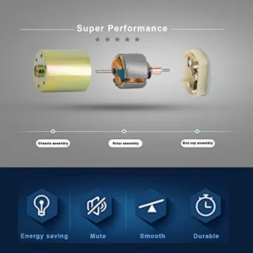 Greartisan 12V 550RPM High Torque Geared Motor for All Projects
