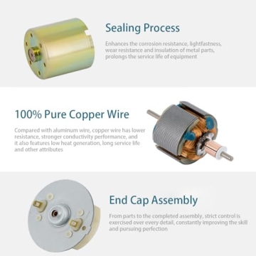 Greartisan 12V 550RPM High Torque Geared Motor for All Projects