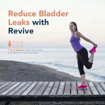 Revive Bladder Support for Women | Discreetly Control Leaks for up to 12 Hours | Supports Stress Incontinence | Comfortable Alternative to Pads & Liners, Reusable & Easy-to-Use | 1 Pack, 31 Day Supply
