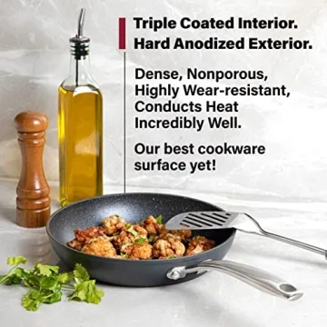 Granitestone Pro Non Stick Frying Pans Set - 8 10 12 Inch Set