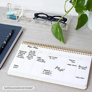 Erin Condren Weekly Planner - Stylish, Undated Productivity Pad