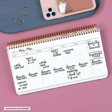 Erin Condren Weekly Planner - Stylish, Undated Productivity Pad