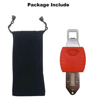 Portable Door Lock,Travel Lock, AirBNB Lock,Safety Lock for Travel,Hotel,Home,Apartment (1, Red)