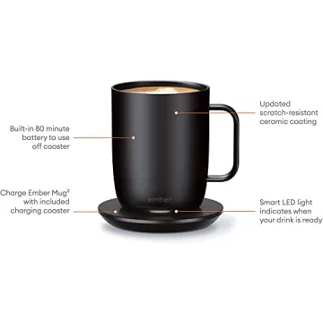 Ember Smart Mug 2 14 oz - Perfect Heated Coffee Solution