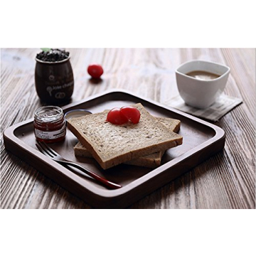 Rustic Walnut Wooden Tray - Multipurpose Serving Tray