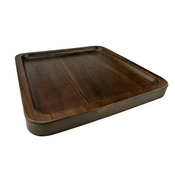 Rustic Walnut Wooden Tray - Multipurpose Serving Tray