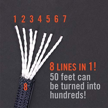 Atwood 550 Paracord 100 Feet Burnt Orange Premium Quality